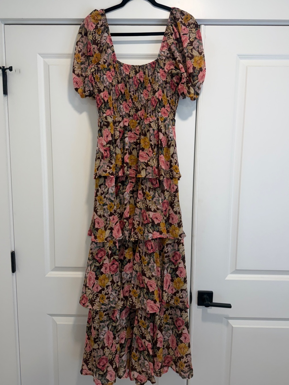 entro Floral Tiered Maxi Dress